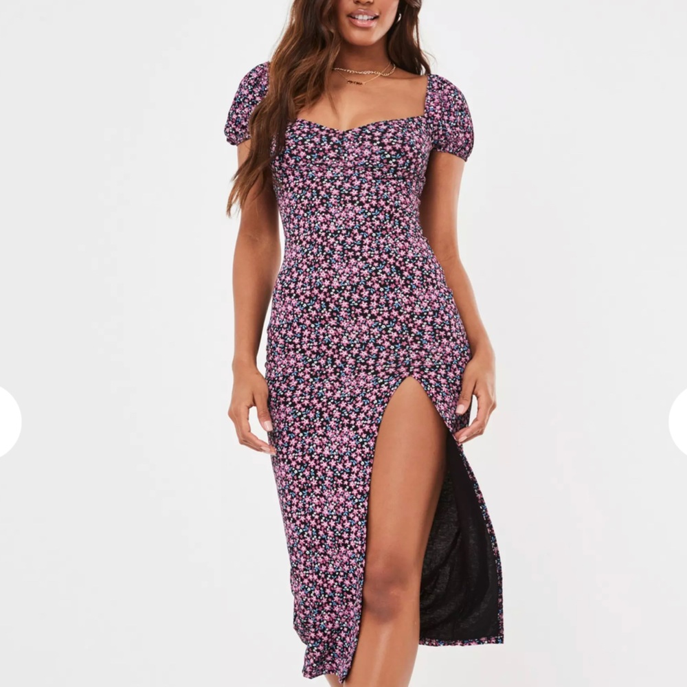 Misguided Midaxi Dress with split